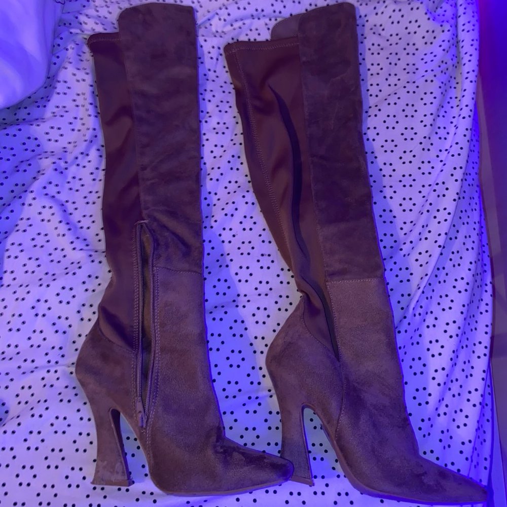 Brown Knee High Boots